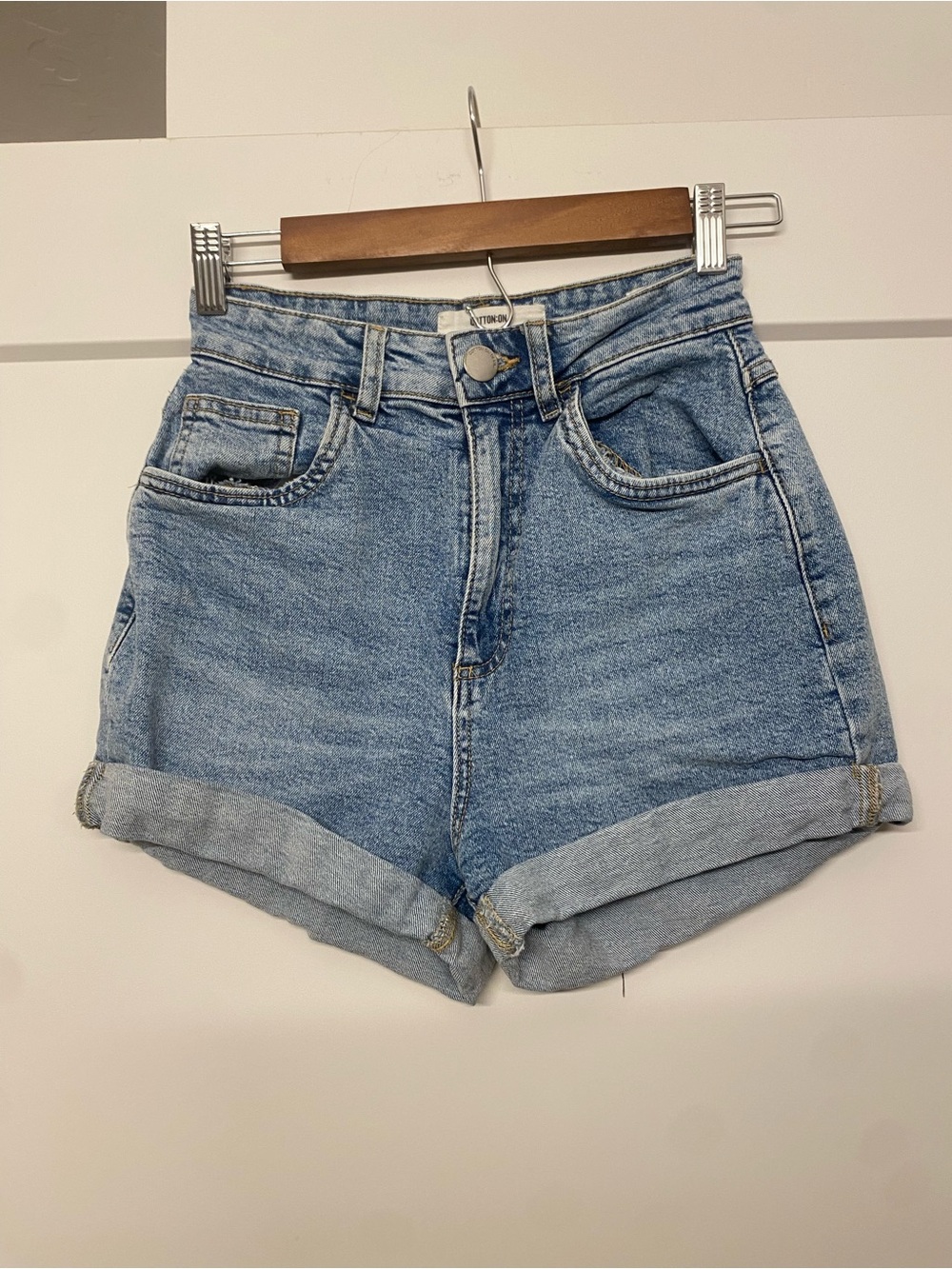 Cotton On Light Blue Denim Jean Shorts